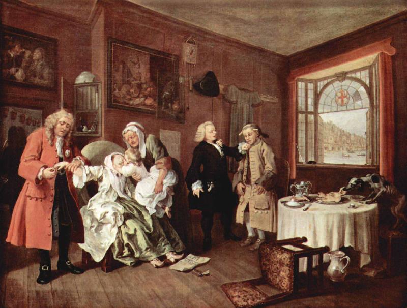 William Hogarth The Ladys Death France oil painting art